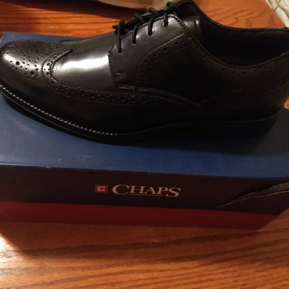 Chaps Shoes Mens Nib Chaps Astor Black Dress Shoes Poshmark